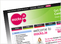 Mocks online exam website design